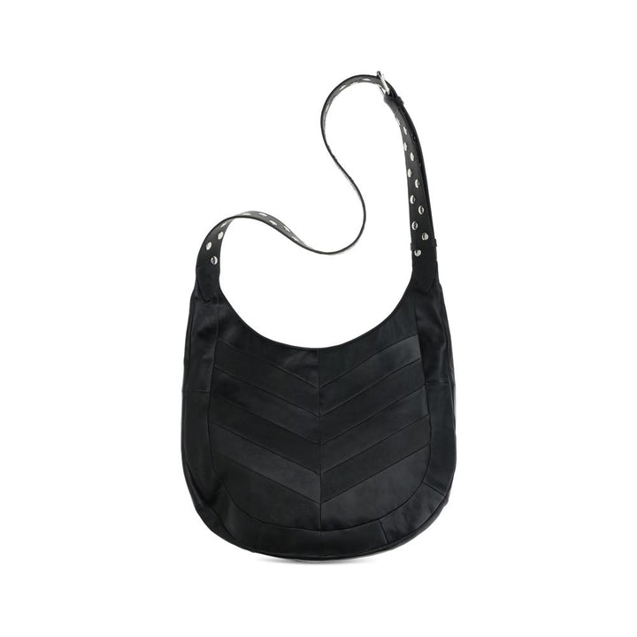 Valentino Garavani Black Lamb Ovis Aries Aries Shoulder Bag