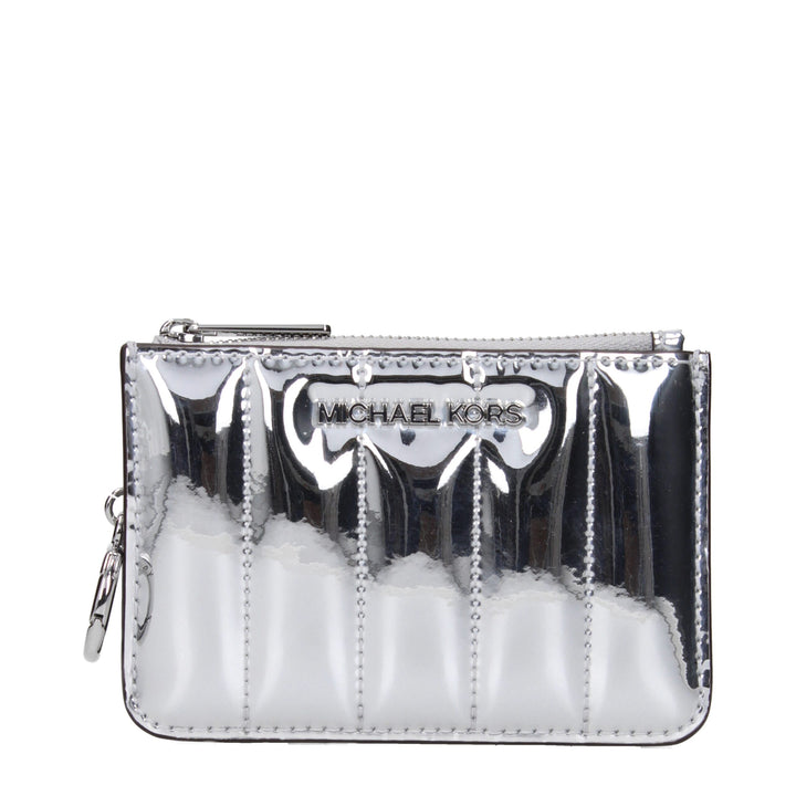 Michael Kors Gray Leather Wallet