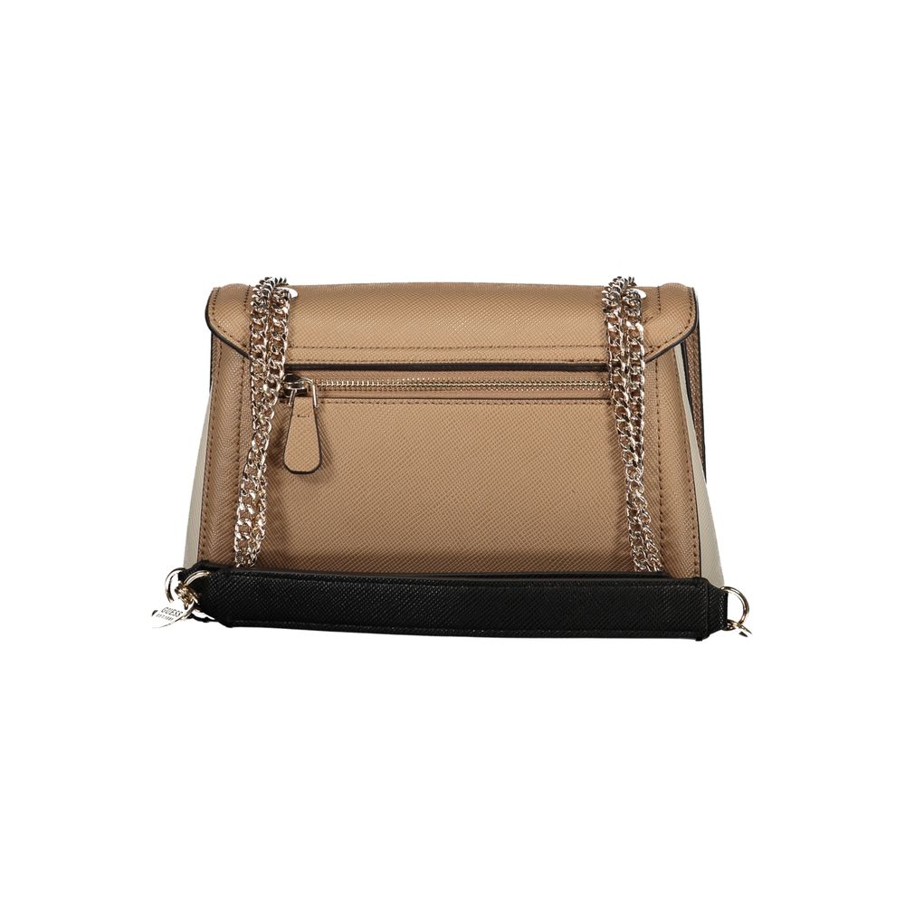 Guess Jeans Marrone Poliuretano Women Handbag