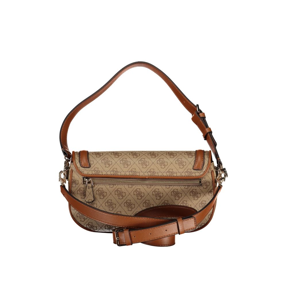 Guess Jeans Beige Polyurethane Women's Handbag
