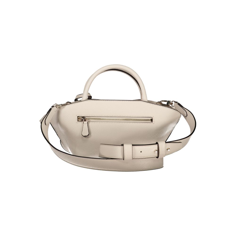 Guess Jeans Beige Polyurethane Women's Handbag