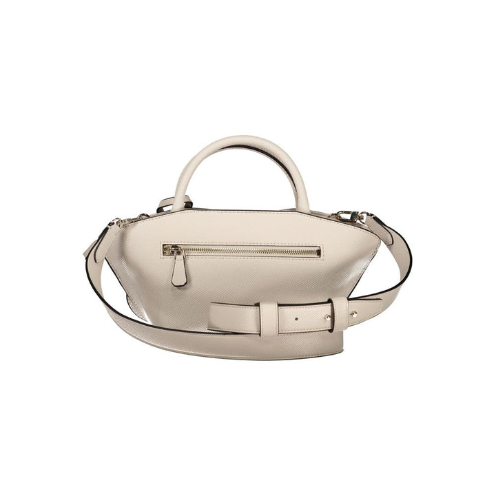 Guess Jeans Beige Polyurethane Women's Handbag