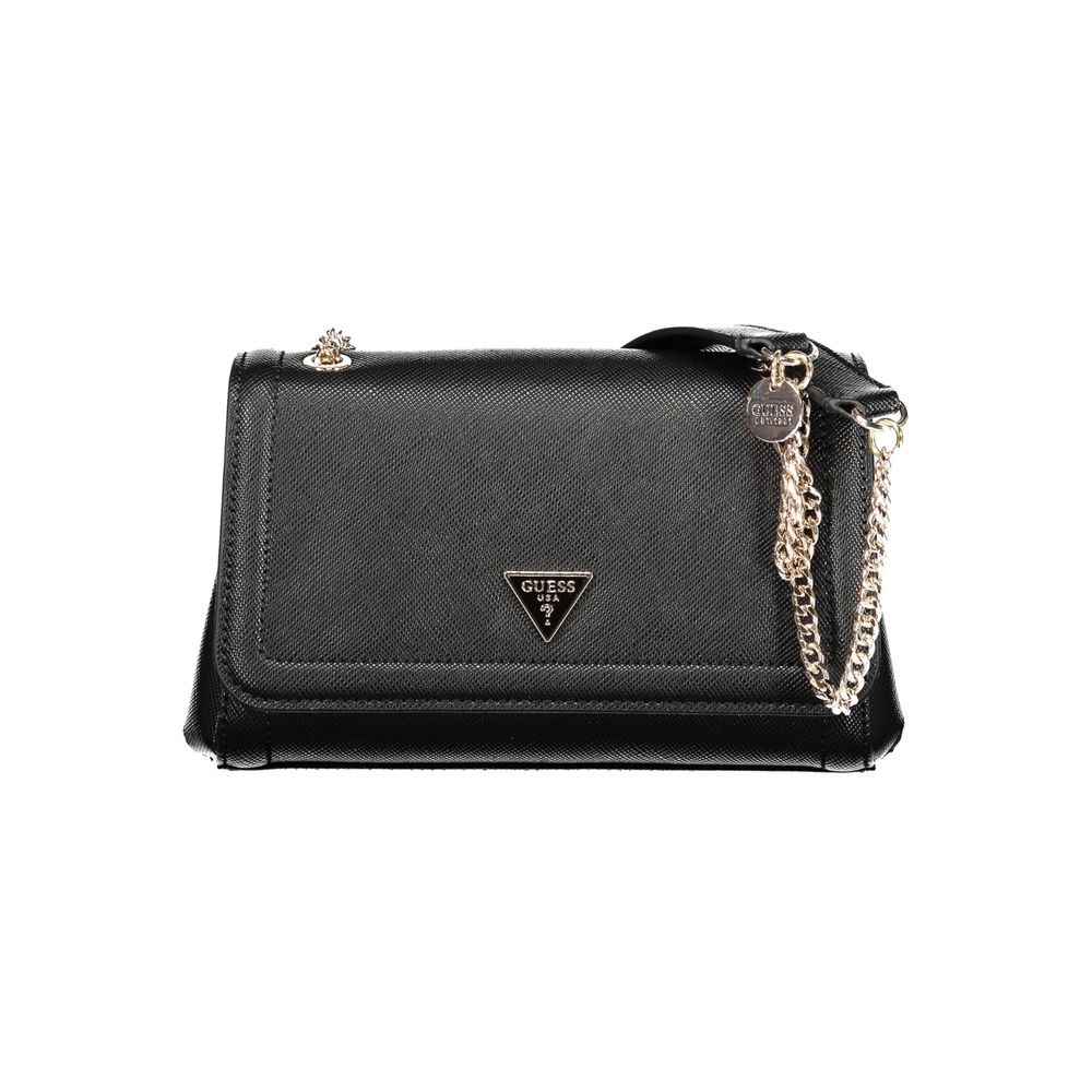 Guess Jeans Black Polyurethane Women Handbag