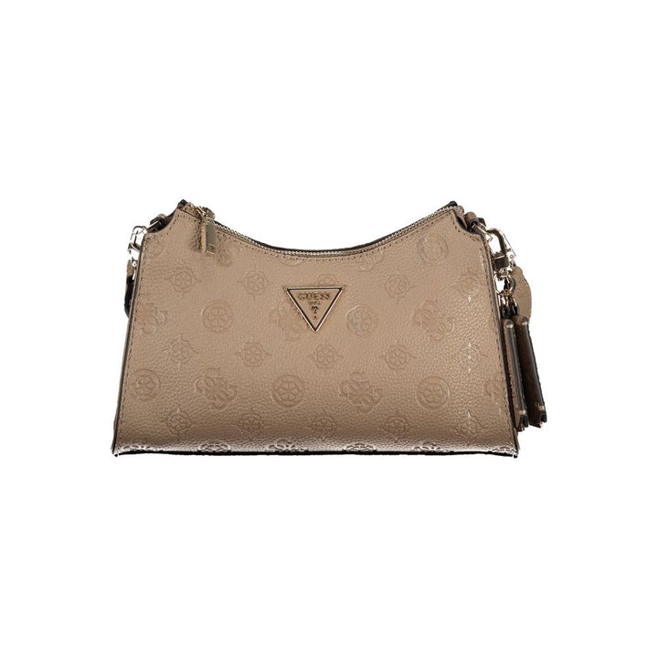 Guess Jeans Beige Polyurethane Women's Crossbody Bag