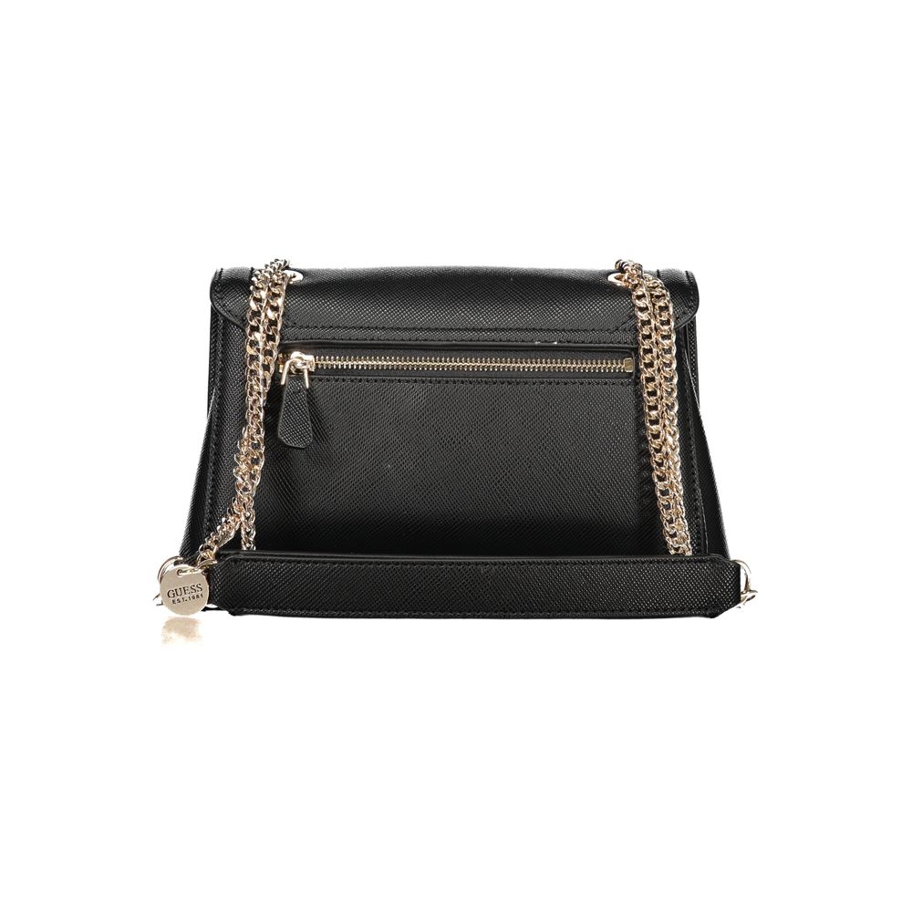 Guess Jeans Black Polyurethane Women Handbag