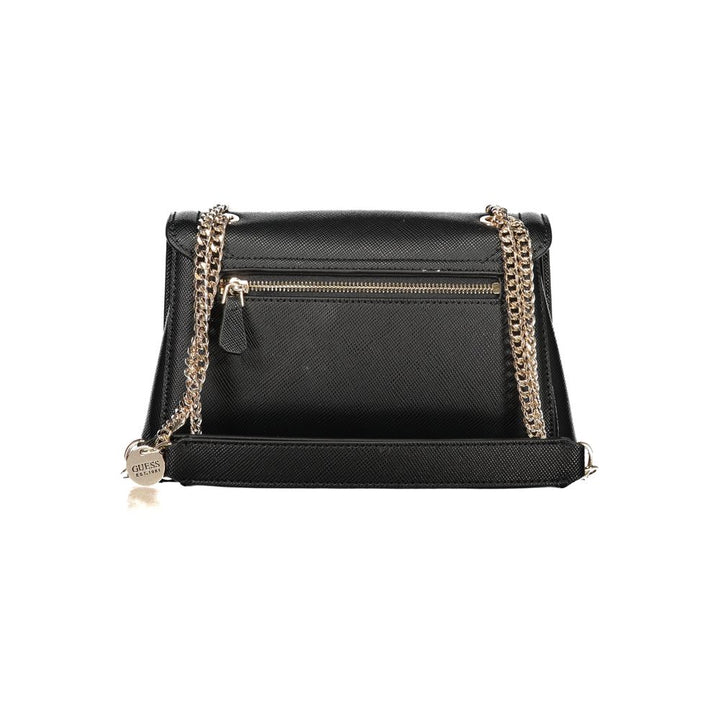 Guess Jeans Black Polyurethane Women Handbag