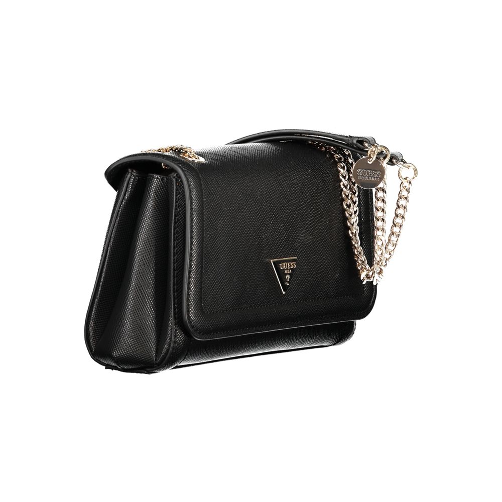 Guess Jeans Black Polyurethane Women Handbag
