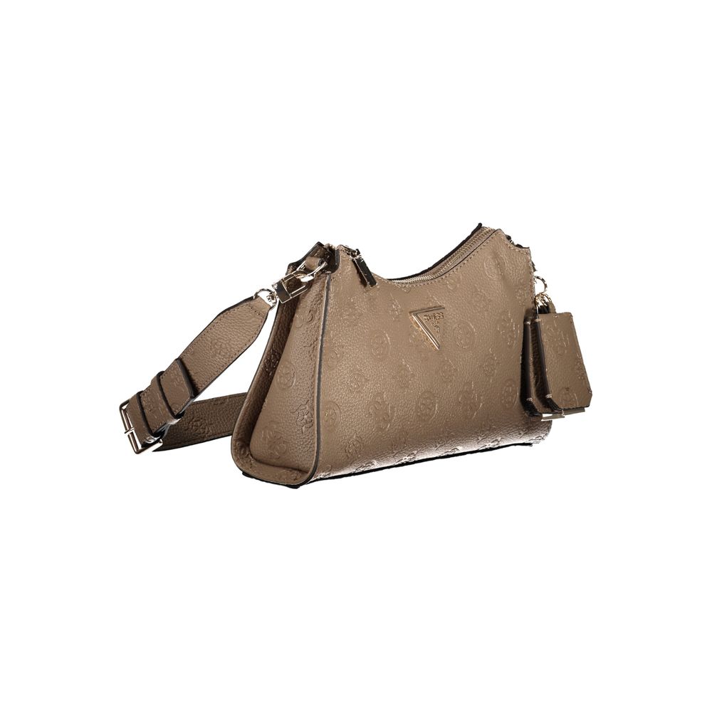 Guess Jeans Beige Polyurethane Women's Crossbody Bag