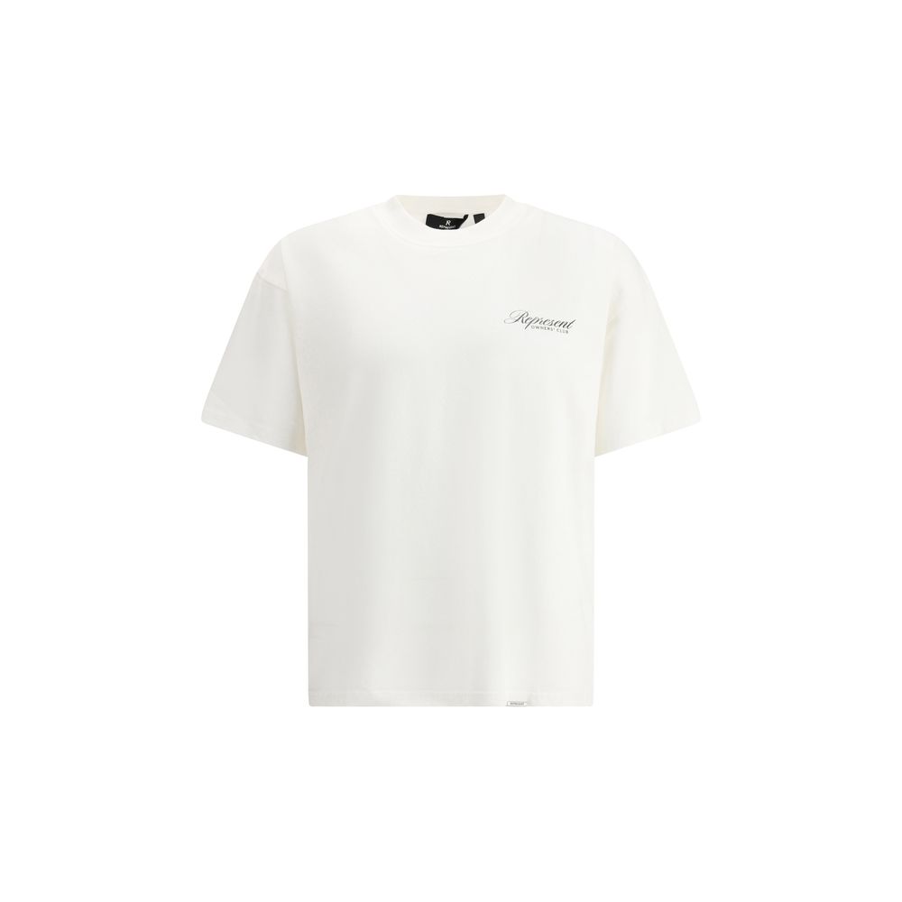 Represent White Cotton Sweatshirt