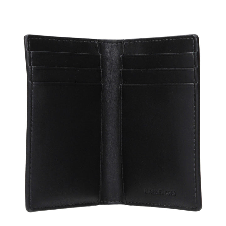 Michael Kors Black Fabric Cardholder