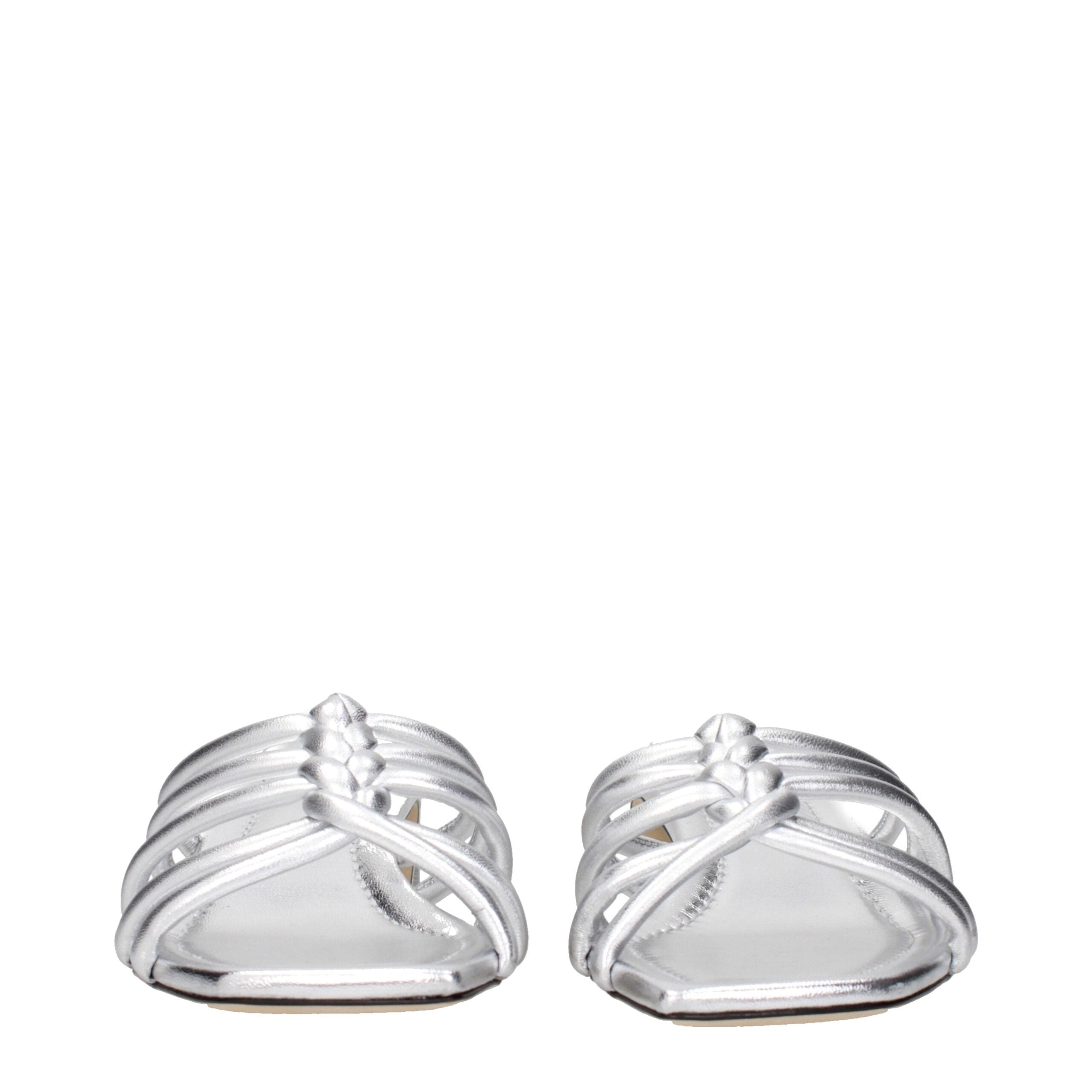 Jimmy Choo Gray Leather Sandals