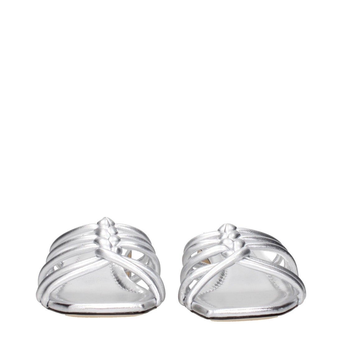 Jimmy Choo Gray Leather Sandals