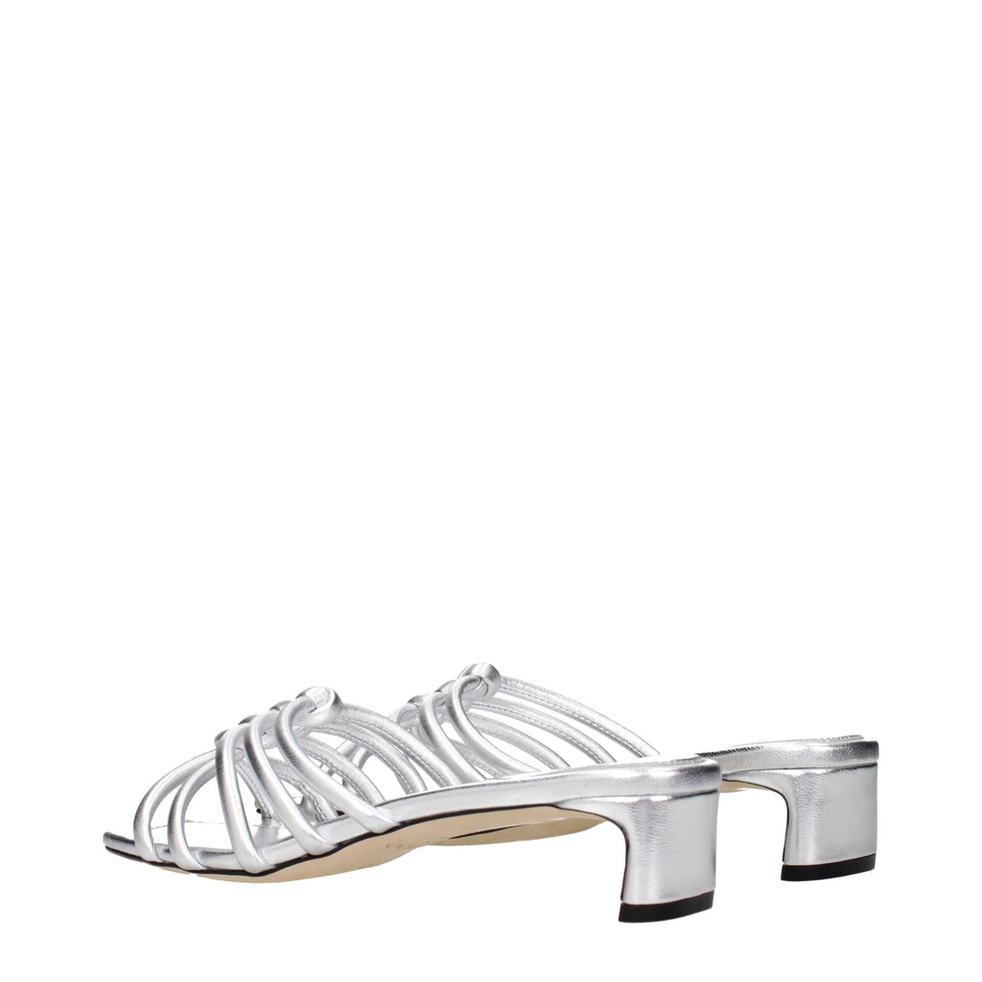 Jimmy Choo Gray Leather Sandals