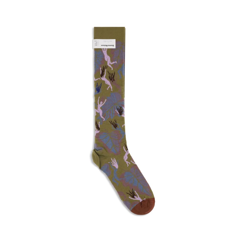 Bonne Maison Bicolor Cotton Socks