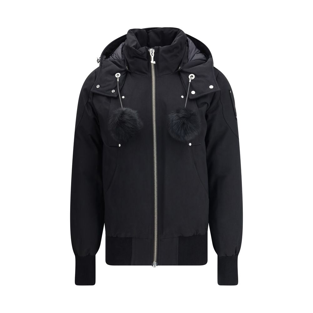 Moose Knuckles Black Cotton Clothing