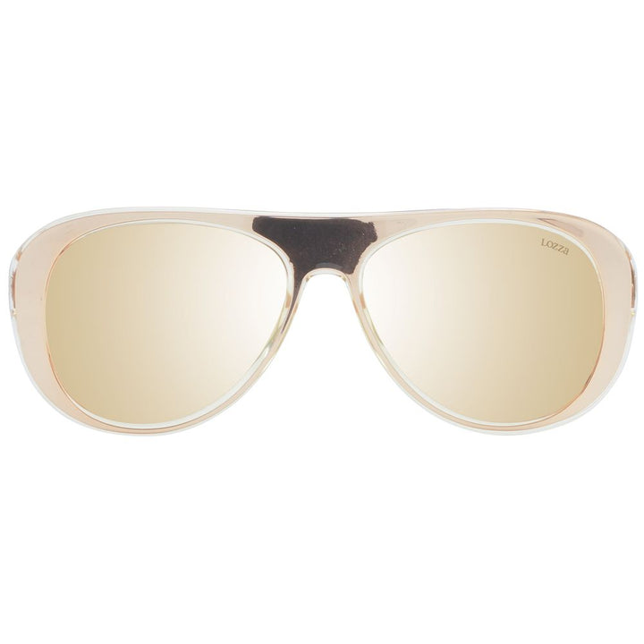 Lozza Rose Gold Acetate & Plastic Sunglasses