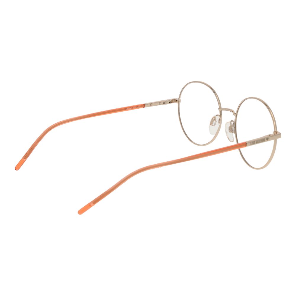 Love Moschino Gold Metal & Plastic Glasses (Frames)