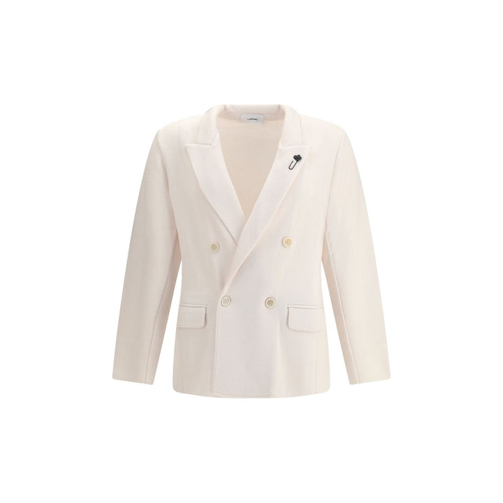 Lardini Beige Wool Coat