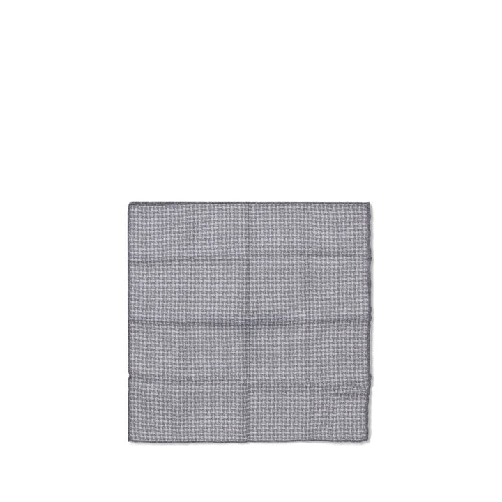 Brunello Cucinelli Gray Silk Scarf