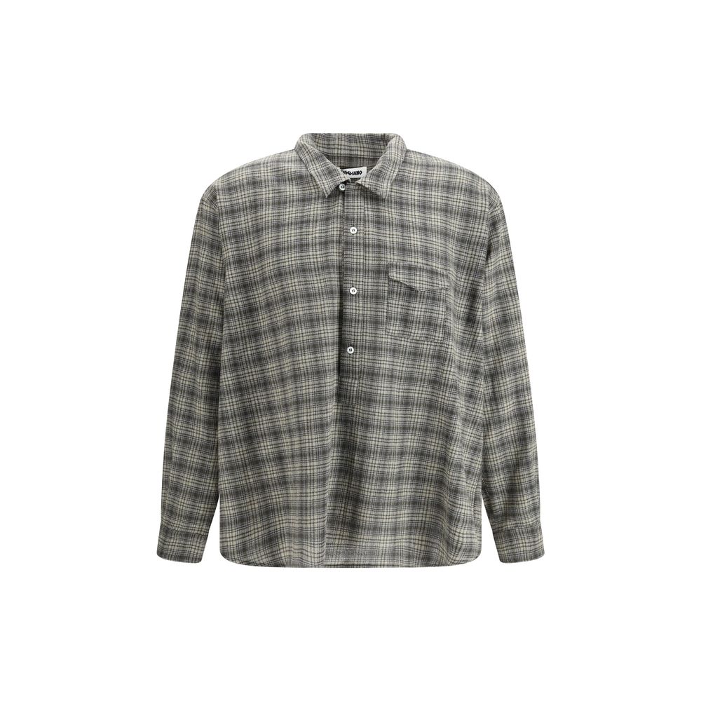 Magliano Multicolor Fleece Wool Pattern Shirt