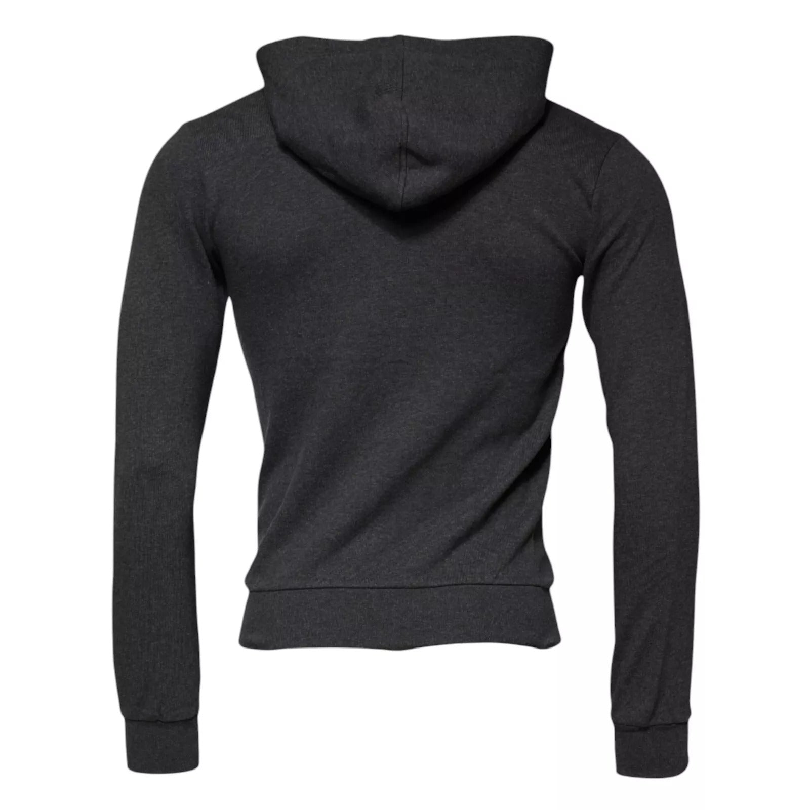 Dolce & Gabbana Gray Logo Full Zip Hooded Sweatshirt Sweater