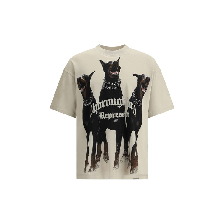Represent Beige Cotton T-Shirt