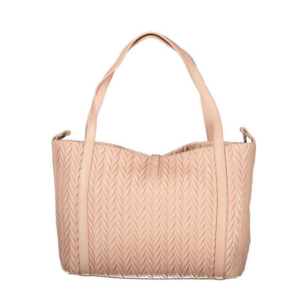 Mario Valentino Rosa Polyurethane Women Shoulder Bag