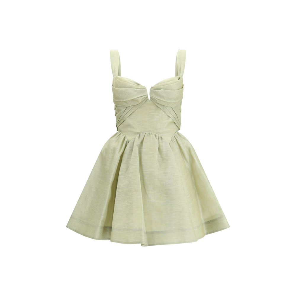 Zimmermann Bicolor Linen Casual Dress