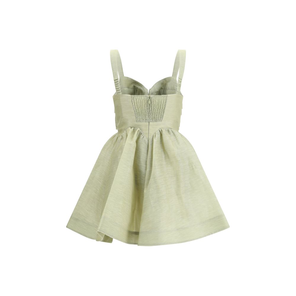 Zimmermann Bicolor Linen Casual Dress