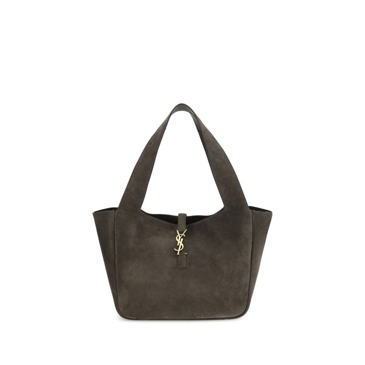 Saint Laurent Brown Calf Leather Bos Taurus Shoulder Bag