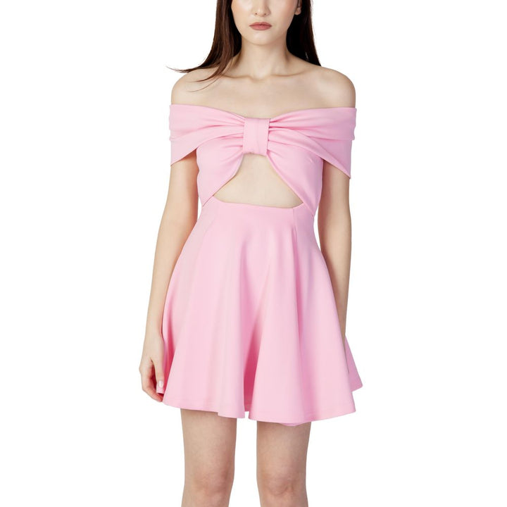 Aniye By Multicolor Polyester Short Dress