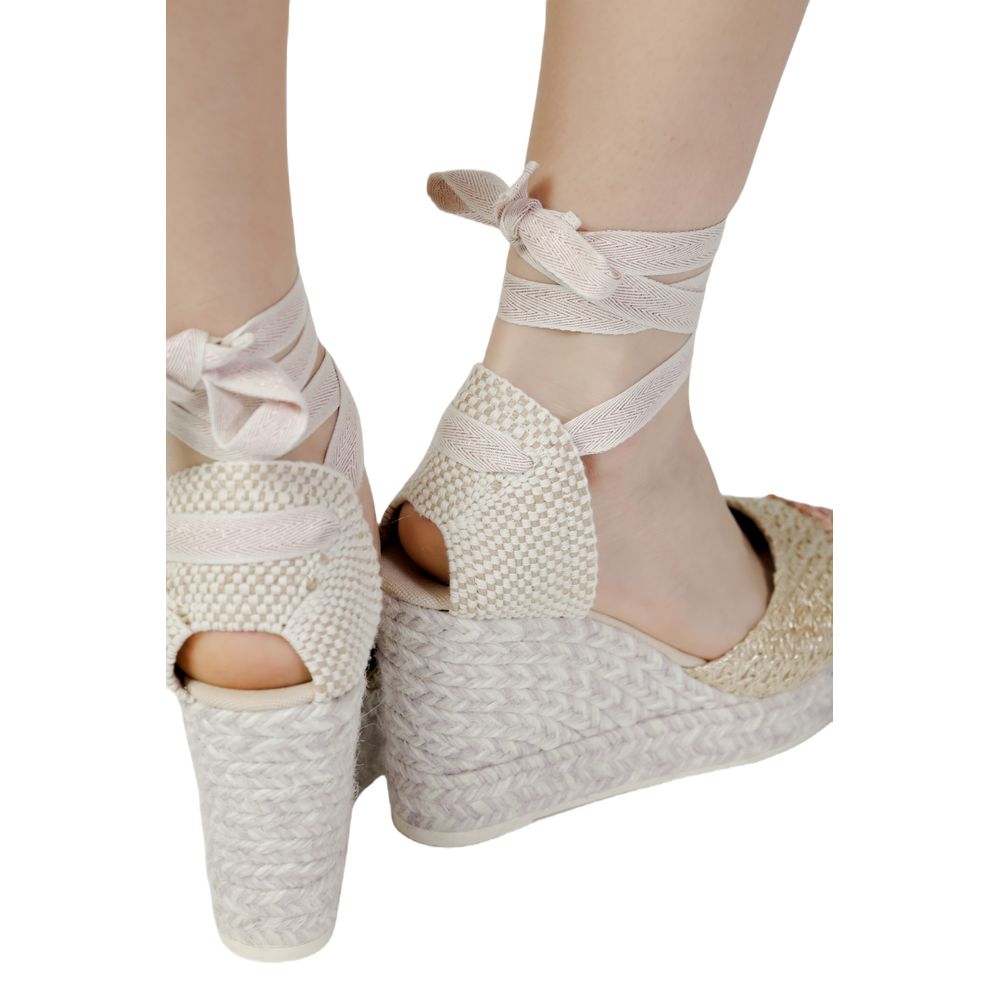 Espadrilles Multicolor Cotton High Heel Pumps
