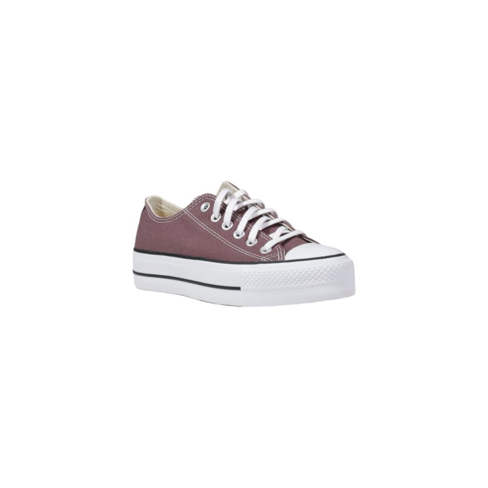 Converse Purple Fabric Low Top Sneakers