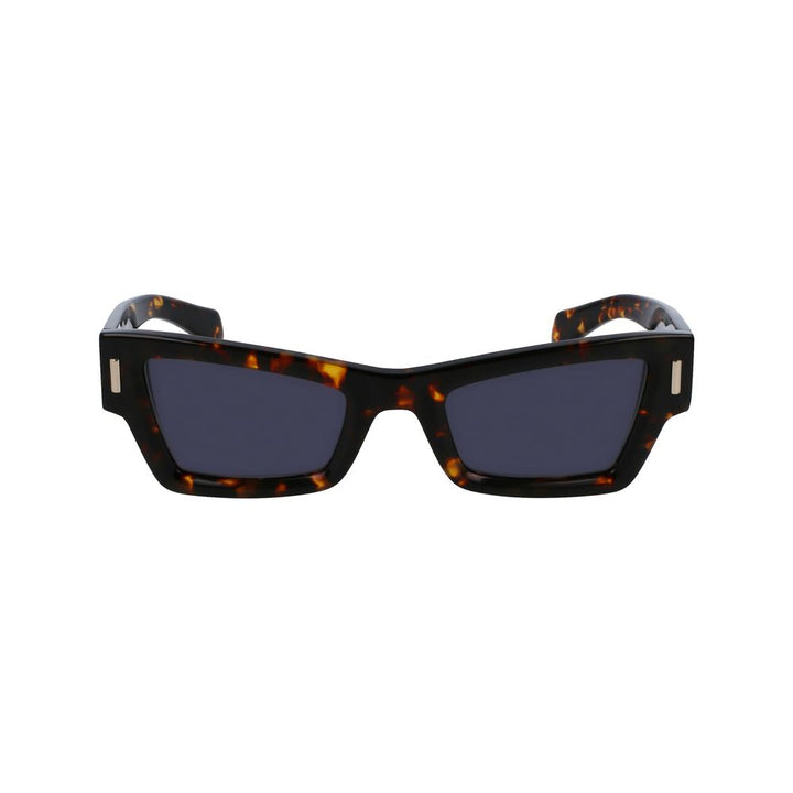 Ferragamo Brown Acetate Sunglasses