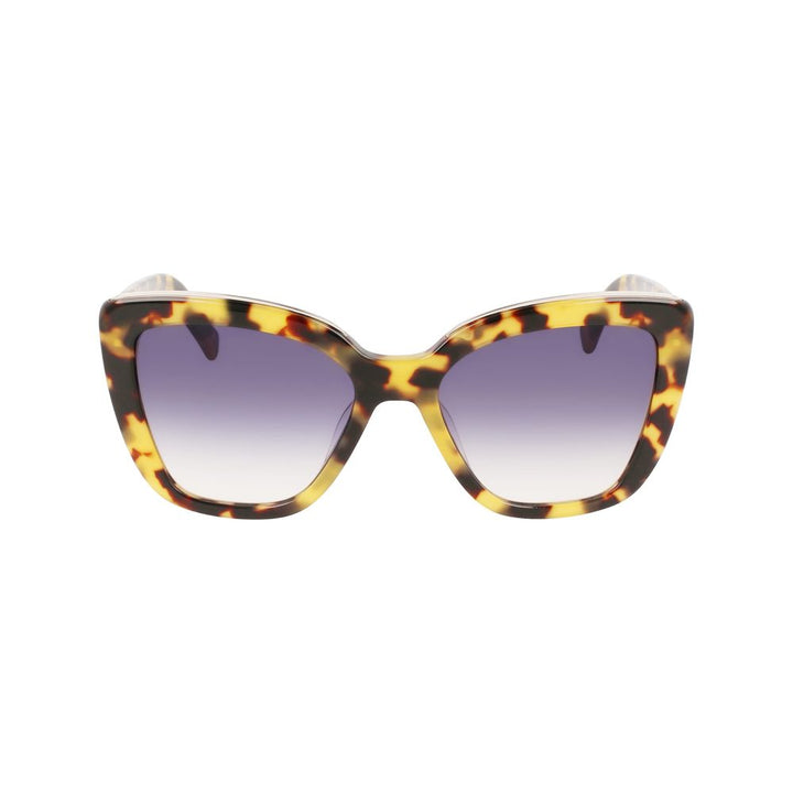 Longchamp Brown Acetate Sunglasses