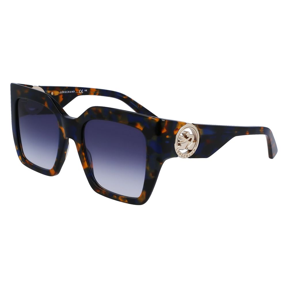 Longchamp Blue Acetate Sunglasses
