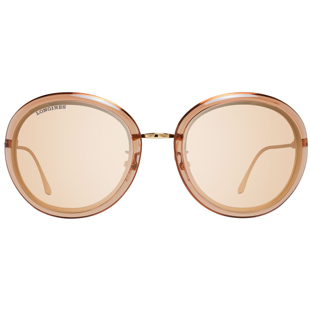Longines Brown Metal Sunglasses