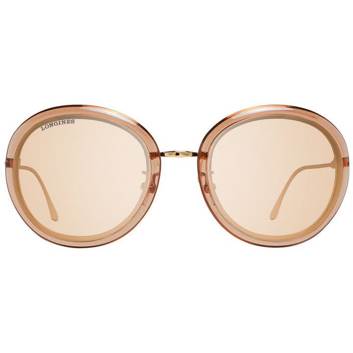 Longines Brown Metal Sunglasses