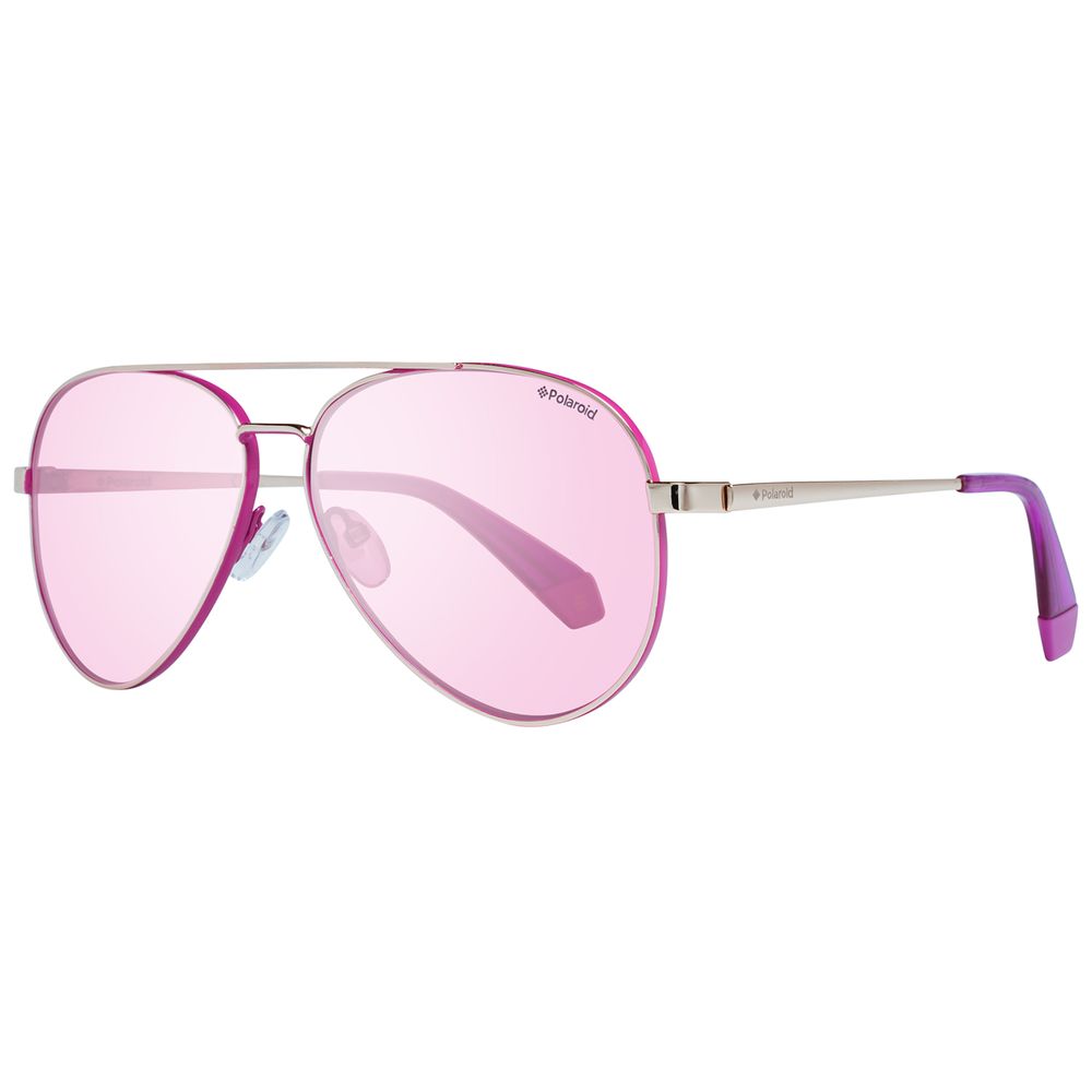 Polaroid Gray Metal Sunglasses