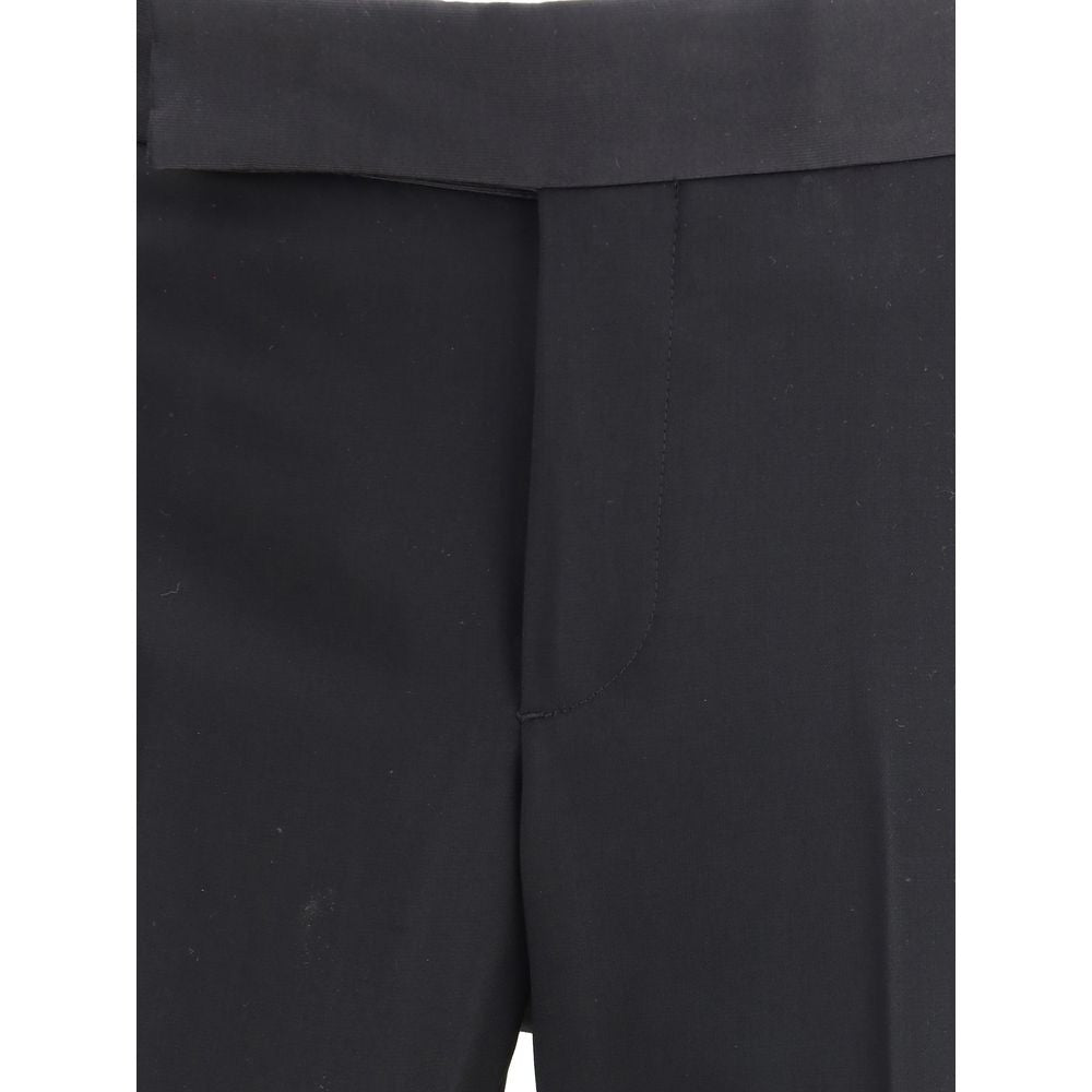 Giorgio Armani Black Fleece Wool Tuxedo