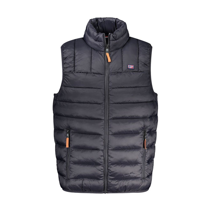 Norway 1963 Nero Poliammide Men's Vest