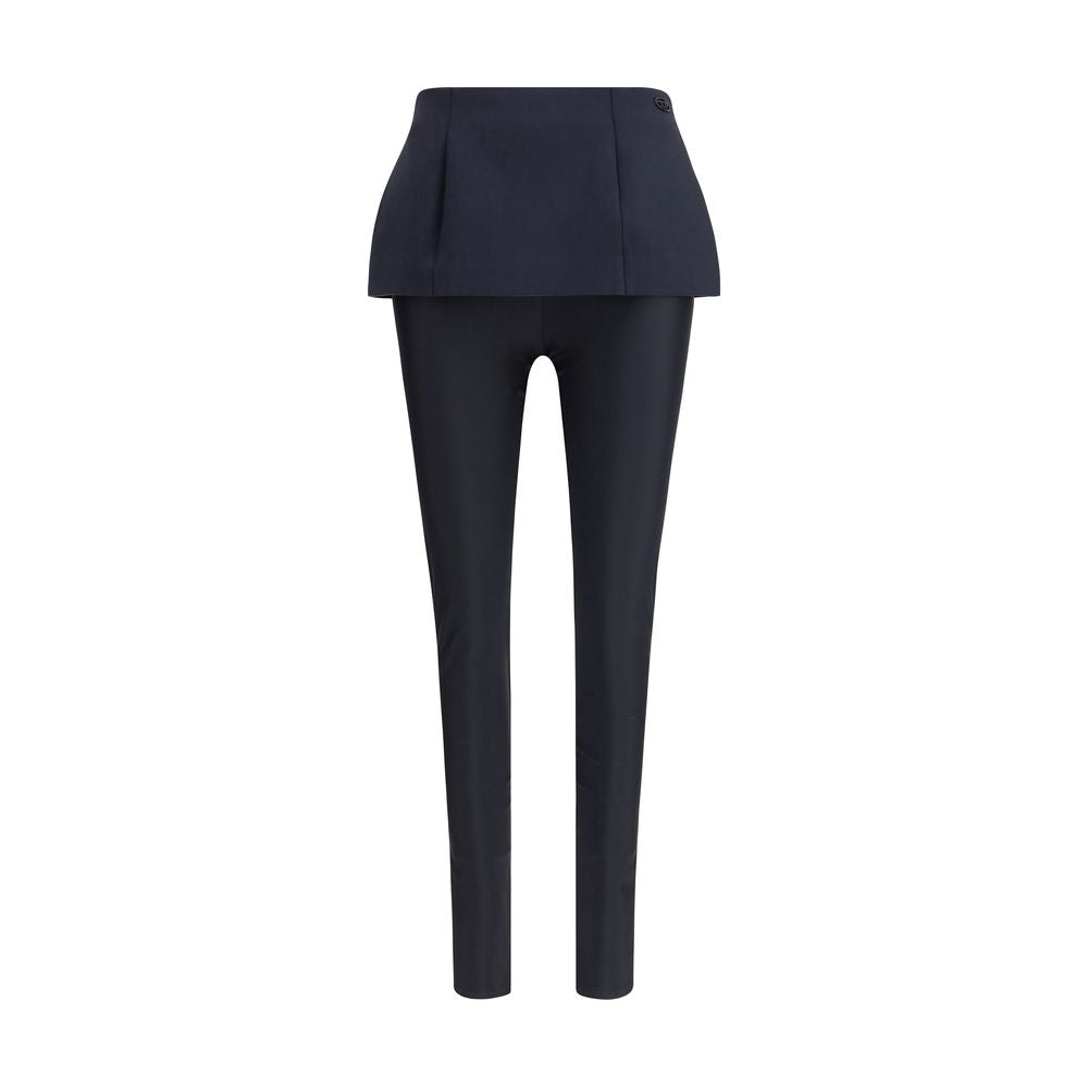 Diesel Black Polyester Casual Pants