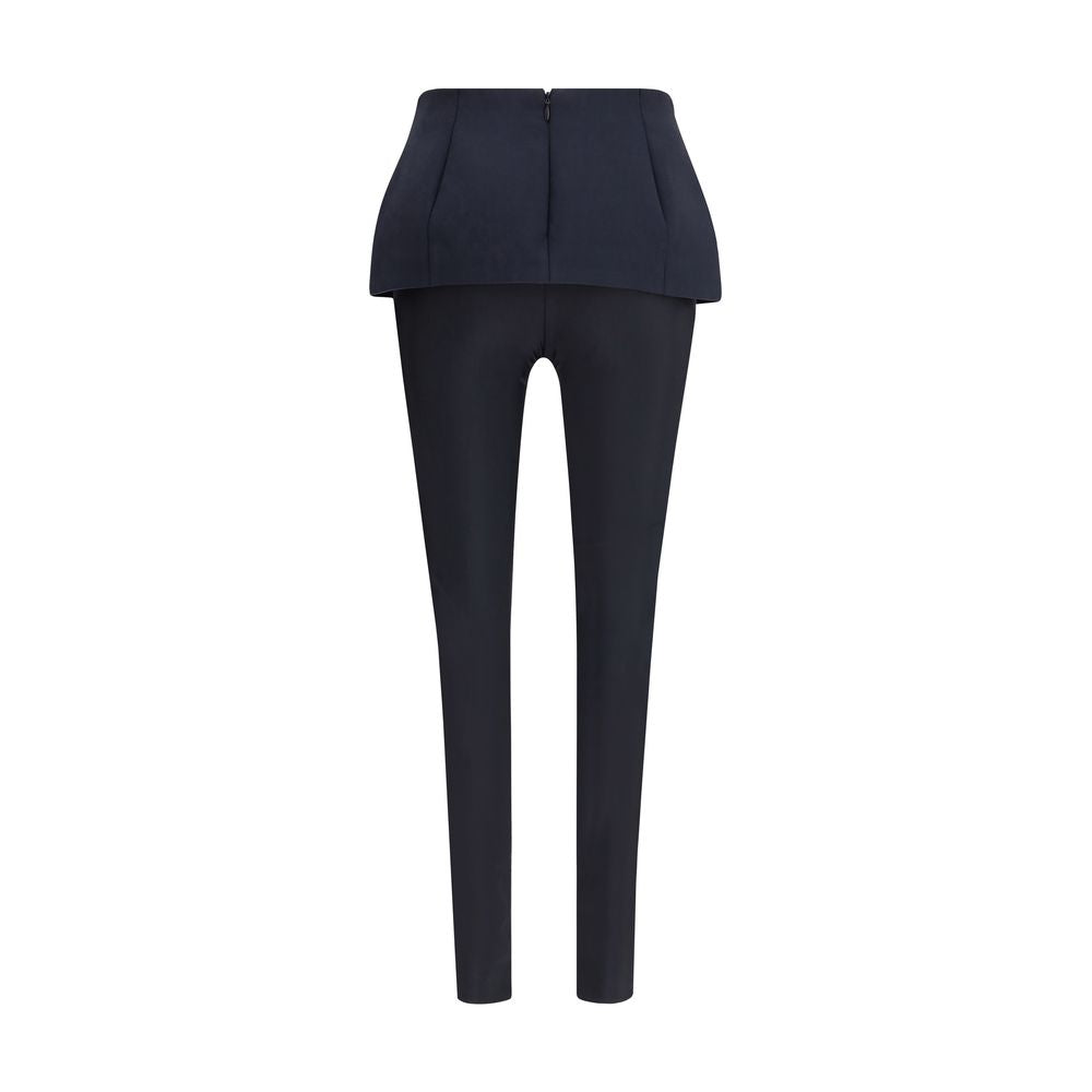 Diesel Black Polyester Casual Pants