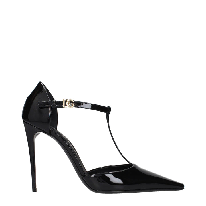 Dolce & Gabbana Black Leather Pumps