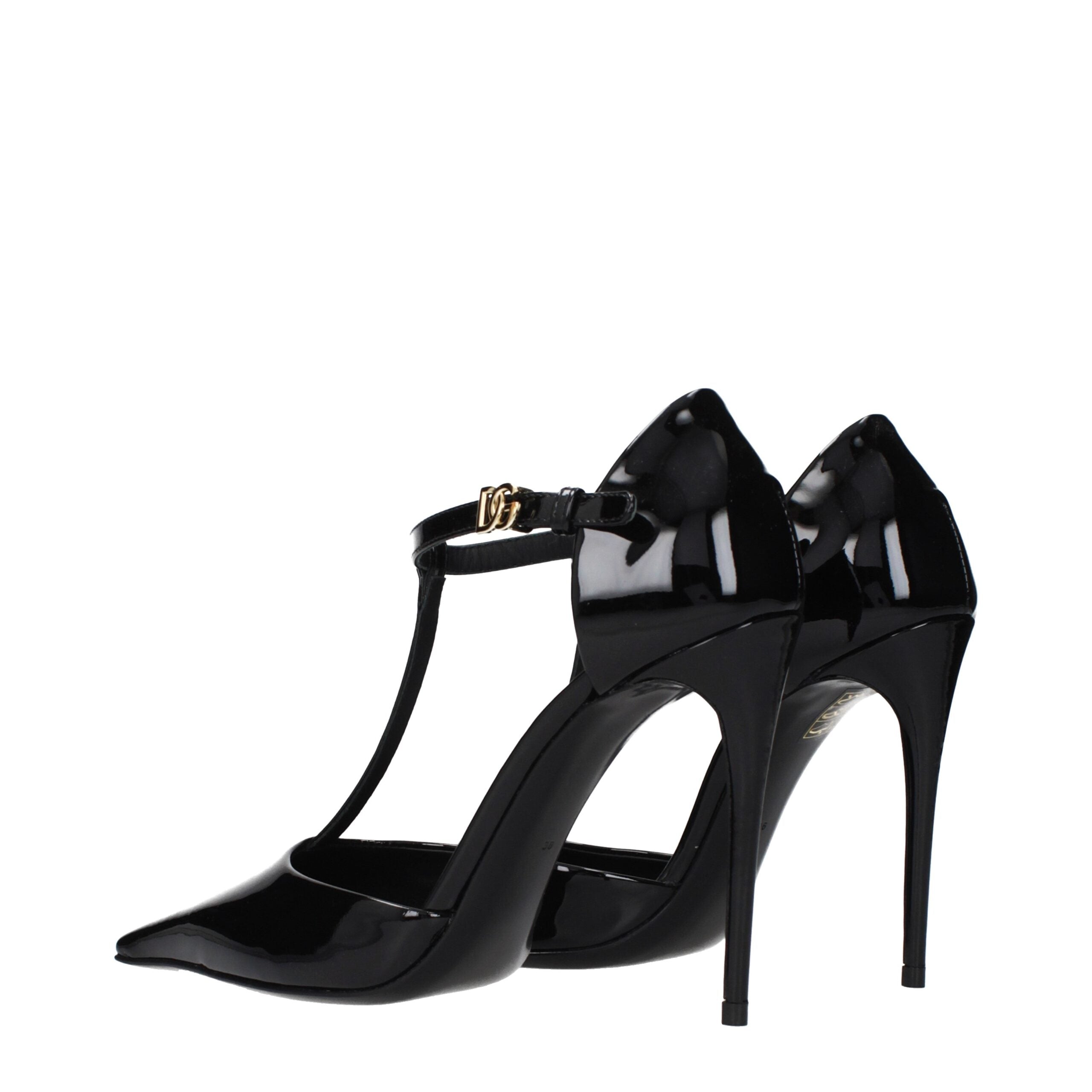 Dolce & Gabbana Black Leather Pumps