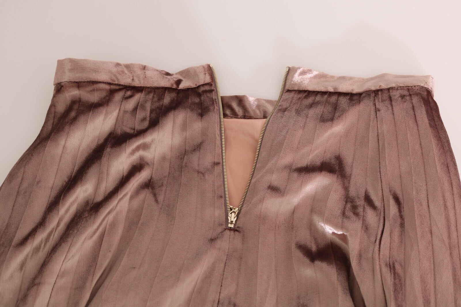 Mangano Chocolate Viscose High Waist A-line Maxi Skirt