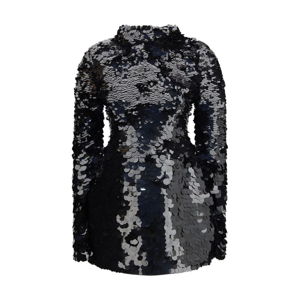 Max Mara Black Polyester Cocktail Dress