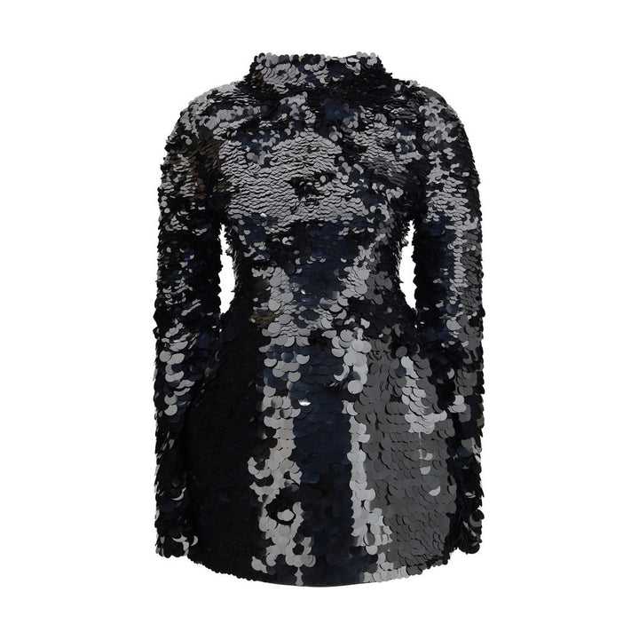 Max Mara Black Polyester Cocktail Dress