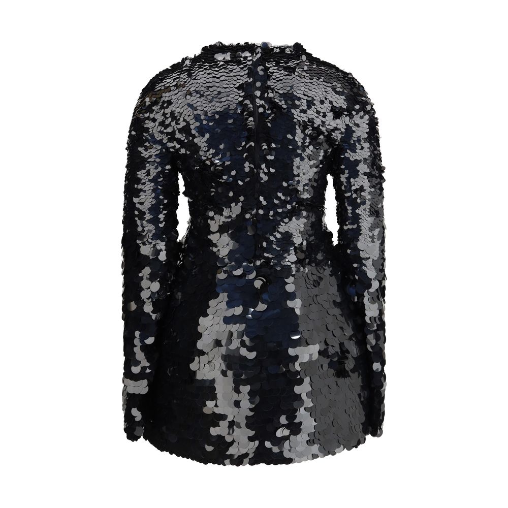 Max Mara Black Polyester Cocktail Dress