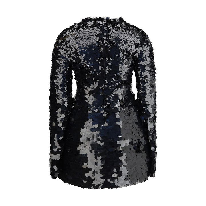 Max Mara Black Polyester Cocktail Dress